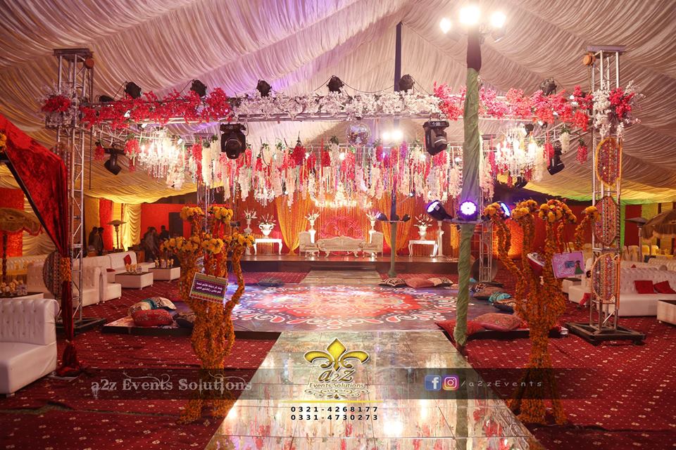 Grand Mehndi Event Sargodha A2z Events Solutions