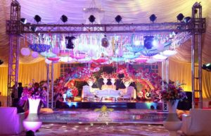 dance floor, truss, wedding planner