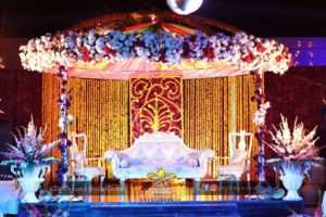 mehndi stage, stages decorators, dome stage