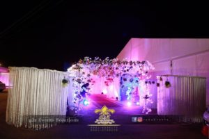 wedding entrance, thematic entrance, entrance decor