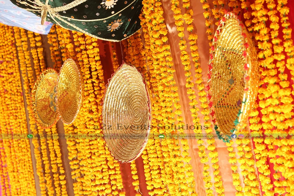 Mehndi With Stunning Colors By A2z Events At Bahria Farmhouse