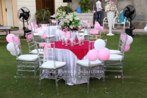 acrylic chairs service providers, vip chairs, balloons decor, birthday setup