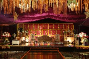 mehndi stage, stage decor experts, stages designers in lahore, wedding stage