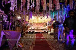 entrance decor, imported flowers, wedding designers, events management company