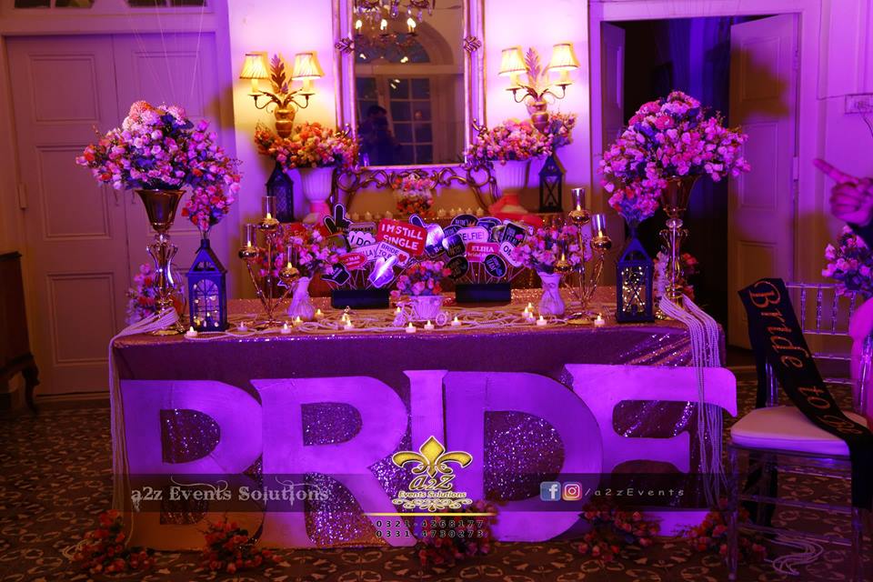 Bridal Shower Multan Night Theme A2z Events Solutions