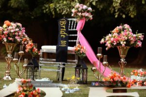 bridal shower chair decor, best florists in lahore