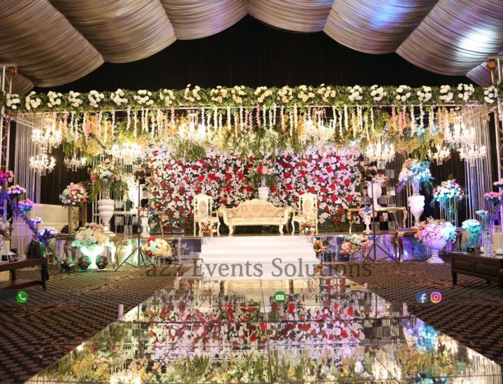 stages desigers in lahore, grand wedding stage decor