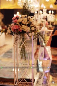 hall decor, imported and fresh flowers decor