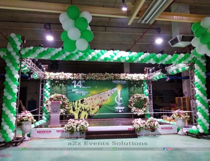 corporate stage, stage decor