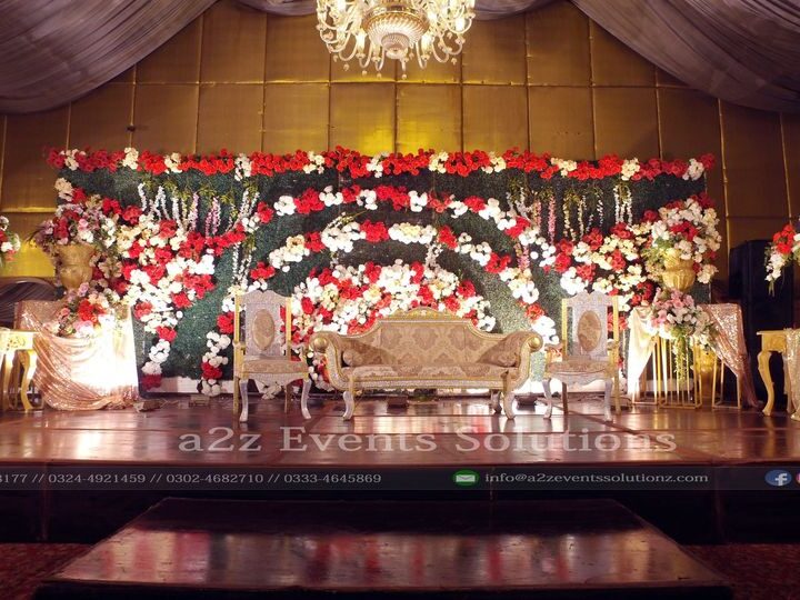 stages designers in lahore, grand wedding setup planners