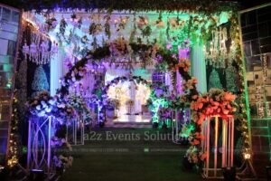 fairytale wedding, vip entrance decor