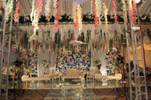 stage decor, wedding stage