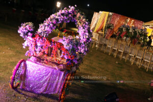 bridal cart, creative decor