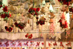 hanging garden, imported flowers decor