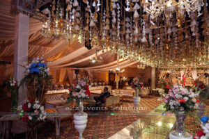 thematic draping, vip lounges