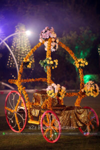 bridal entry, thematic decor