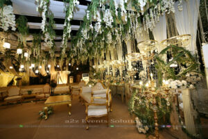 stages designers, imported flowers decor
