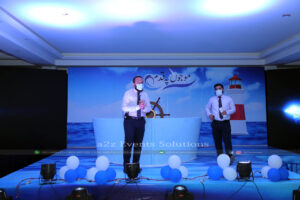 name launching ceremony, corporate stage