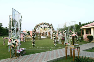 floral arch, flowers decor
