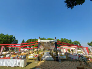 outdoor setup, wedding caterers