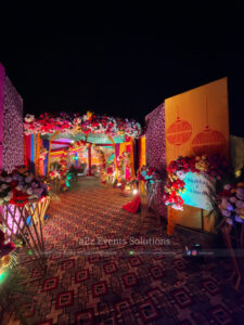 mehndi entrance, decor experts