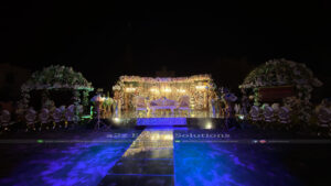 outdoor stage, walima stage