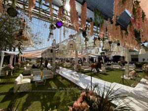 area decor, open air wedding