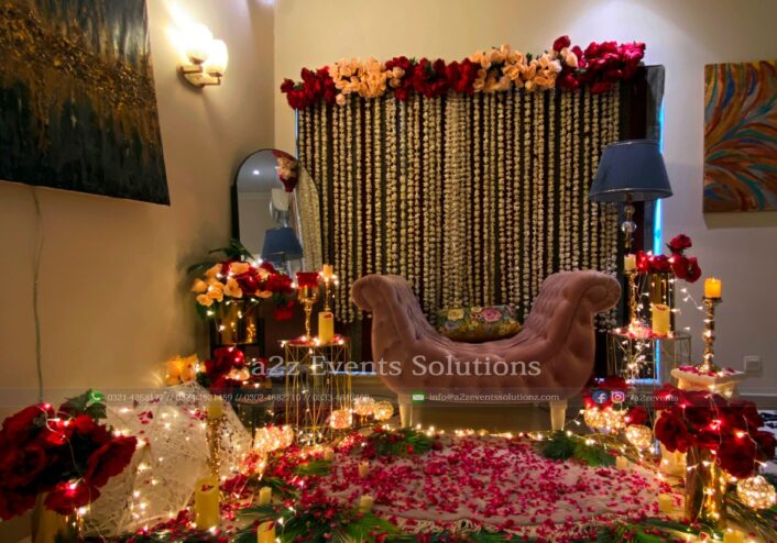 themed decor, floral backdrop