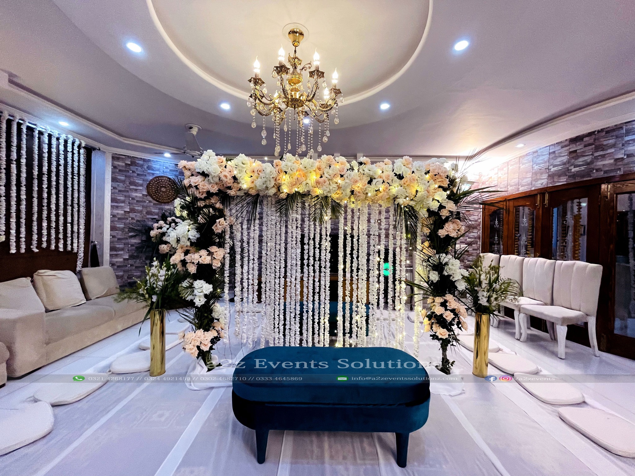 nikah ceremony, nikah decor, wedding decorations