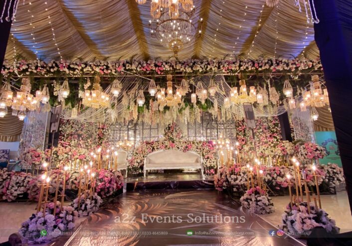 reception decor, wedding setup